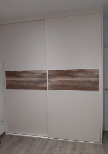 Armario modular de corredera en blanco mate 2