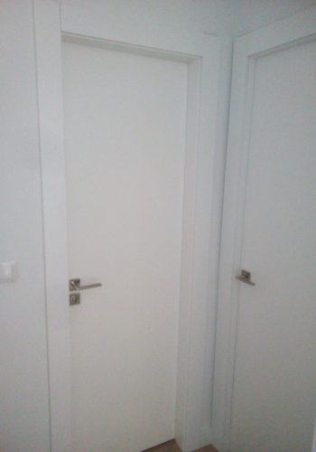 Puertas lacadas en blanco